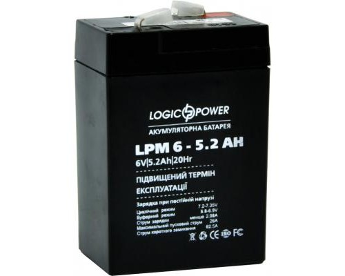 Батарея до ДБЖ LogicPower LPM 6В 5.2 Ач (4158)