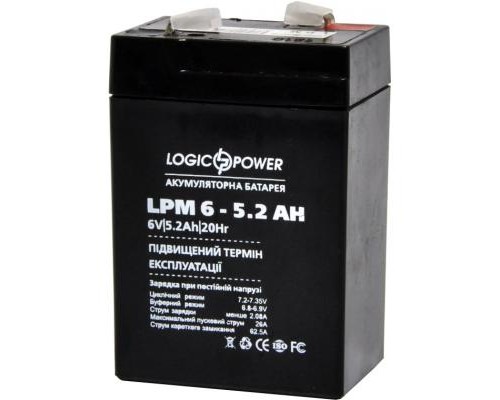Батарея до ДБЖ LogicPower LPM 6В 5.2 Ач (4158)