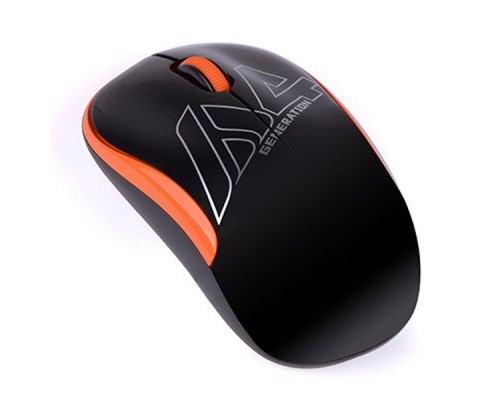 Мишка A4Tech G3-300N Black+Orange