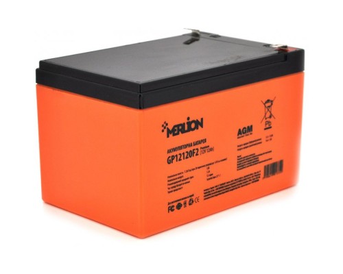 Батарея до ДБЖ Merlion 12V-12Ah PREMIUM (GP12120F2PREMIUM)
