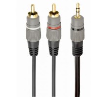 Кабель мультимедійний 3.5 Jack to 2RCA 1.5m Cablexpert (CCA-352-1.5M)