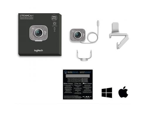 Веб-камера Logitech StreamCam White (960-001297)