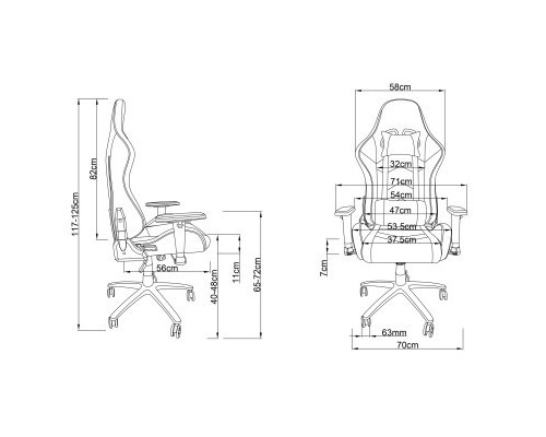Крісло ігрове 2E GAMING OGAMA RGB Black (2E-GC-OGA-BKRGB)