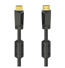 Кабель мультимедійний HDMI to HDMI 10.0m 4K Ethernet Gold Black Hama (00205009)