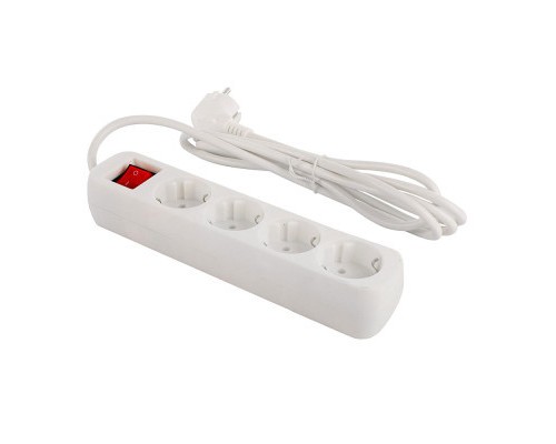 Мережевий фільтр живлення ColorWay CW-PSEA42W/ 2M white (CW-PSEA42W)