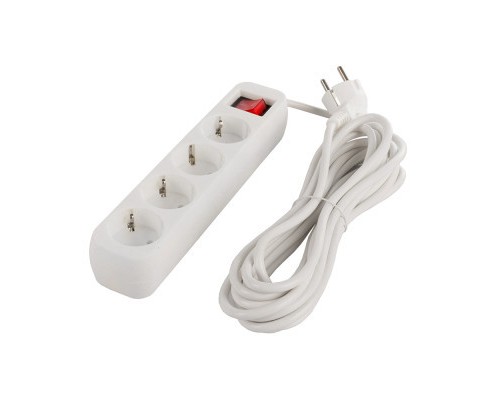 Мережевий фільтр живлення ColorWay CW-PSEA42W/ 2M white (CW-PSEA42W)