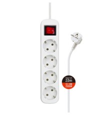 Мережевий фільтр живлення ColorWay CW-PSEA42W/ 2M white (CW-PSEA42W)