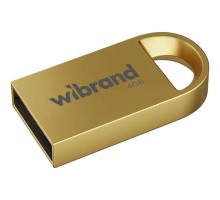 USB флеш накопичувач Wibrand 4GB lynx Gold USB 2.0 (WI2.0/LY4M2G)