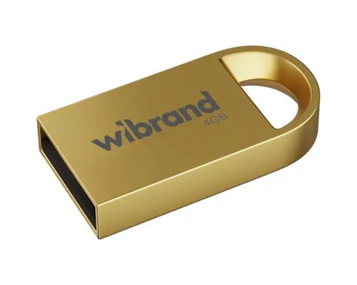 USB флеш накопичувач Wibrand 4GB lynx Gold USB 2.0 (WI2.0/LY4M2G)