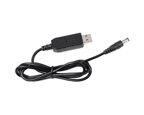 Кабель живлення USB to DC5.5*2.1 5V to 12V 1.0m Value (S1016)