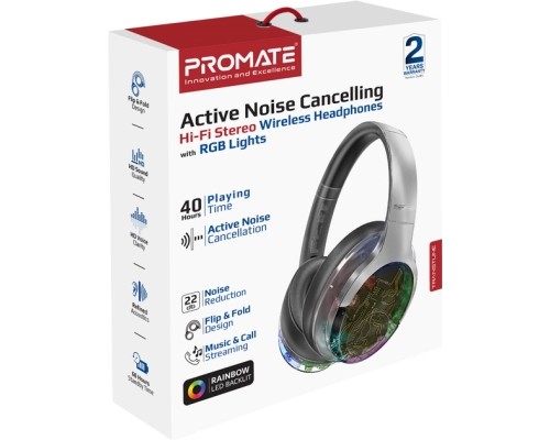 Навушники Promate TransTune Silver (transtune.silver)