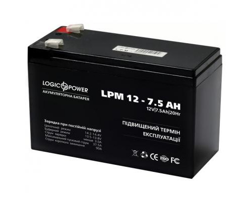 Батарея до ДБЖ LogicPower LPM 12В 7.5 Ач (3864)