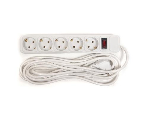 Мережевий фільтр живлення PowerPlant 5 м, 5 розеток, евростандарт (JY-1056/5) (PPSA10M50S5)