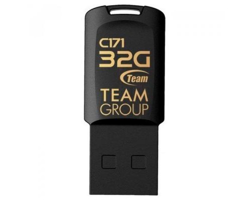 USB флеш накопичувач Team 32GB C171 Black USB 2.0 (TC17132GB01)