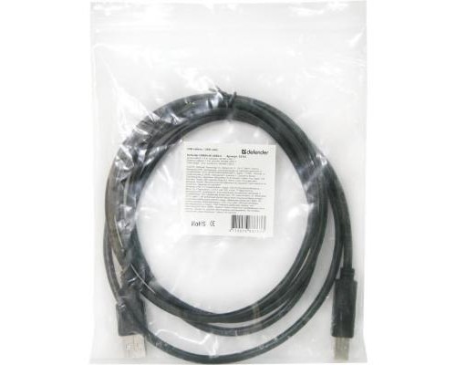 Кабель для принтера USB 2.0 AM/BM 3m USB04-10 Defender (83764)