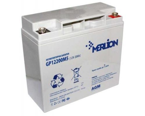 Батарея до ДБЖ Merlion 12V-20Ah PREMIUM (GP12200M5PREMIUM)