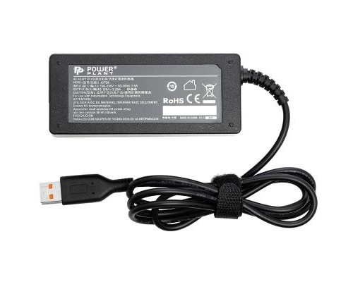Блок живлення до ноутбуку PowerPlant IBM/LENOVO 220V, 20V 65W 3.25A (YOGA3) (IB65HYOGA)