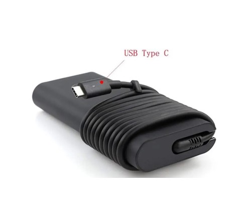 Блок живлення до ноутбуку Dell 130W 20V/6.5A, 15V/3A, 9V/3A, 5V/3A, TYPE-C, oval-корпус (A40348)