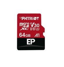 Карта пам'яті Patriot 64GB microSD class 10 UHS-I U3 V30 A1 (PEF64GEP31MCX)