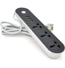 Мережевий фільтр живлення Voltronic TВ-Т56, 3роз, 3*USB Black (ТВ-Т56-Black)