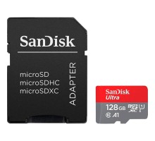 Карта пам'яті SanDisk 128GB microSD class 10 UHS-I Ultra (SDSQUAB-128G-GN6MA)