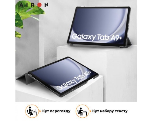 Чохол до планшета AirOn Premium Samsung Galaxy Tab A9 Plus 11'' 2023 + film (4822352781102)