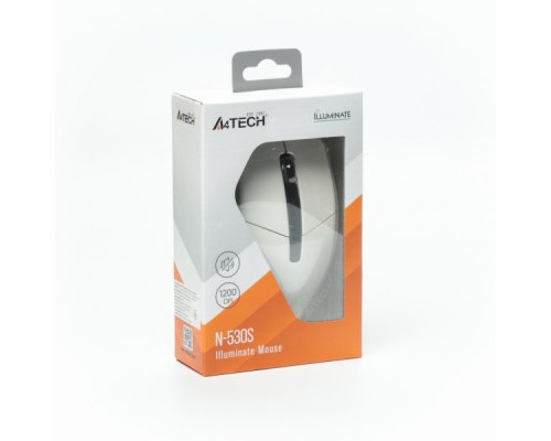 Мишка A4Tech N-530S USB White (4711421988315)