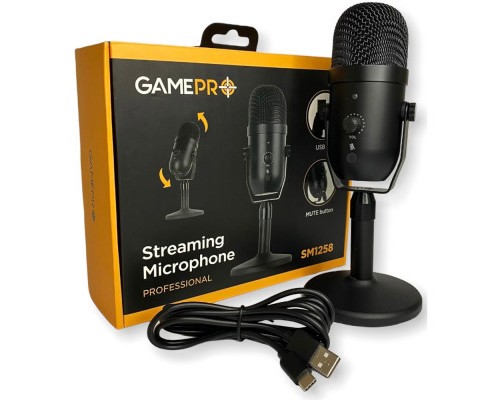 Мікрофон GamePro SM1258 USB Black (SM1258)