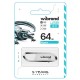 USB флеш накопичувач Wibrand 64GB Aligator White USB 2.0 (WI2.0/AL64U7W)