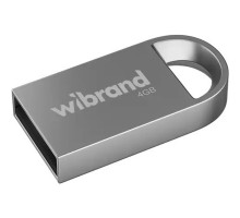 USB флеш накопичувач Wibrand 4GB lynx Silver USB 2.0 (WI2.0/LY4M2S)
