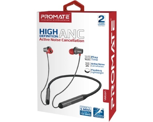 Навушники Promate ANC Velcon Black (velcon.black)