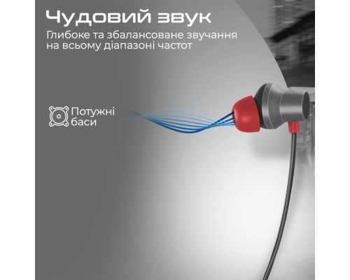 Навушники Promate ANC Velcon Black (velcon.black)