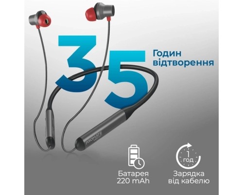 Навушники Promate ANC Velcon Black (velcon.black)