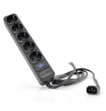 Мережевий фільтр живлення Merlion 5 розеток, 4.5м, UPS (UPS B545)
