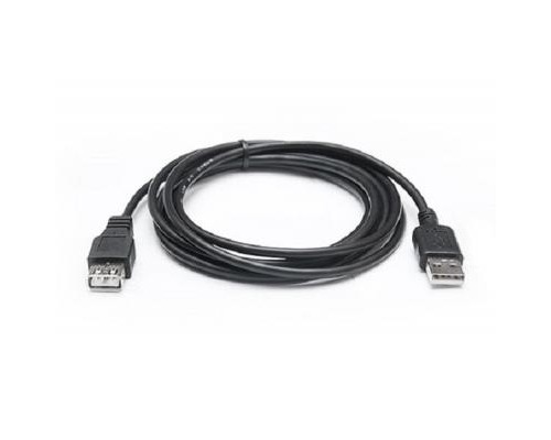 Дата кабель USB 2.0 AM/AF 2.0m Pro black REAL-EL (EL123500028)