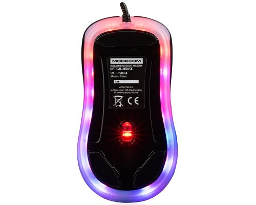 Мишка Modecom Volcano GMX Assassin RGB Silent USB Black (M-MC-GMX-SILENT-ASSASSIN)