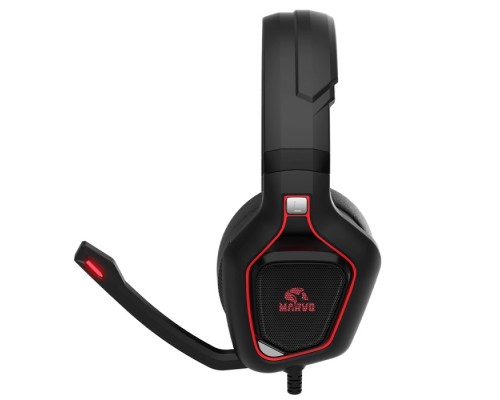 Навушники Marvo HG8960 Pro Red-LED Black/Red (HG8960)