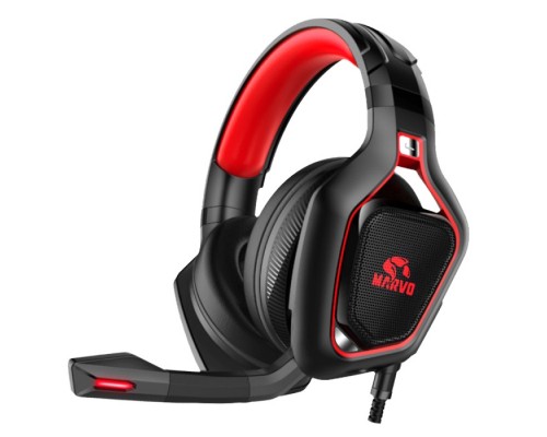 Навушники Marvo HG8960 Pro Red-LED Black/Red (HG8960)