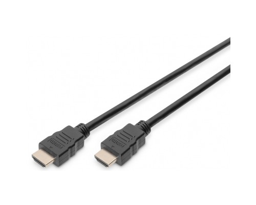 Кабель мультимедійний HDMI to HDMI 1.0m UHD 4K Digitus (AK-330107-010-S)