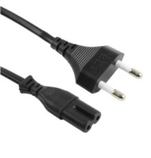 Кабель живлення C7 1.2m 0.5mm Merlion (PC-184/2 CEE7/16-C7-CCA12)