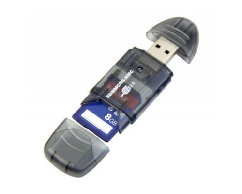 Зчитувач флеш-карт ST-Lab SD/ SDHC/ MMC /RS-MMC (U-371 black)