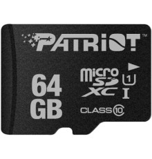 Карта пам'яті Patriot 64GB microSD class10 UHS-I (PSF64GMDC10)
