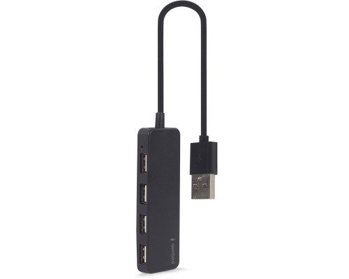 Концентратор Gembird USB 2.0 4 ports black (UHB-U2P4-06)