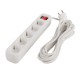Мережевий фільтр живлення ColorWay CW-PSEA52W, 5 розеток/ 2M white (CW-PSEA52W)
