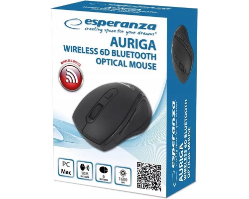 Мишка Esperanza Auriga 6D Bluetooth Black (EM128K)