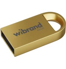 USB флеш накопичувач Wibrand 64GB lynx Gold USB 2.0 (WI2.0/LY64M2G)