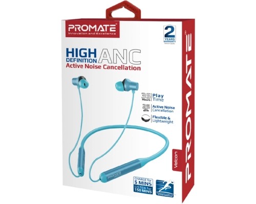Навушники Promate ANC Velcon Blue (velcon.blue)