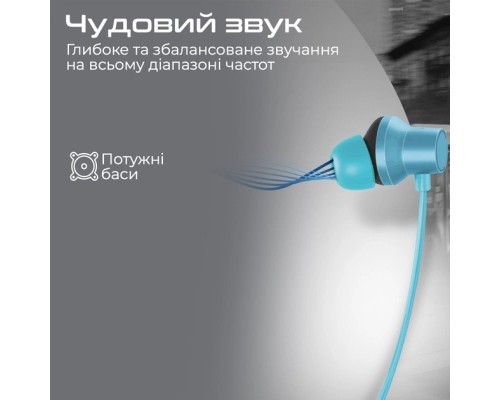 Навушники Promate ANC Velcon Blue (velcon.blue)