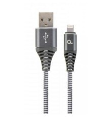 Дата кабель USB 2.0 AM to Lightning 2.0m Cablexpert (CC-USB2B-AMLM-2M-BW2)