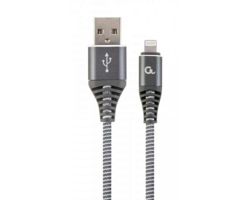 Дата кабель USB 2.0 AM to Lightning 2.0m Cablexpert (CC-USB2B-AMLM-2M-BW2)